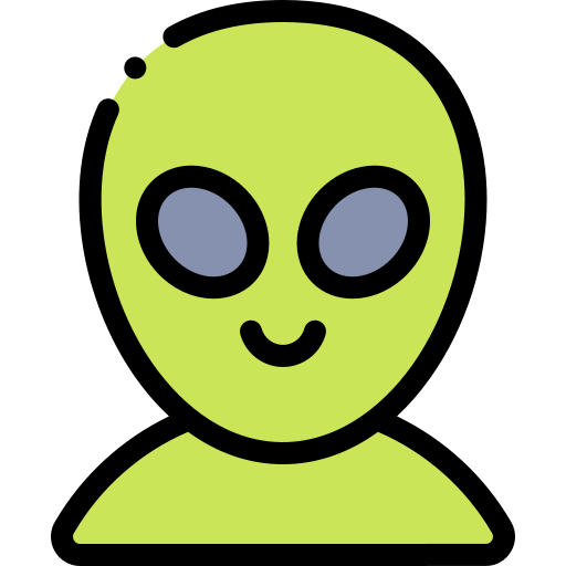 Alien Detailed Rounded Lineal color icon