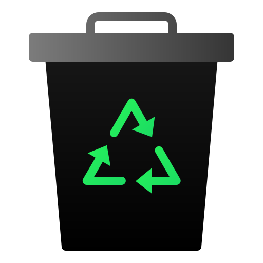 Trash Andinur Flat Gradient icon