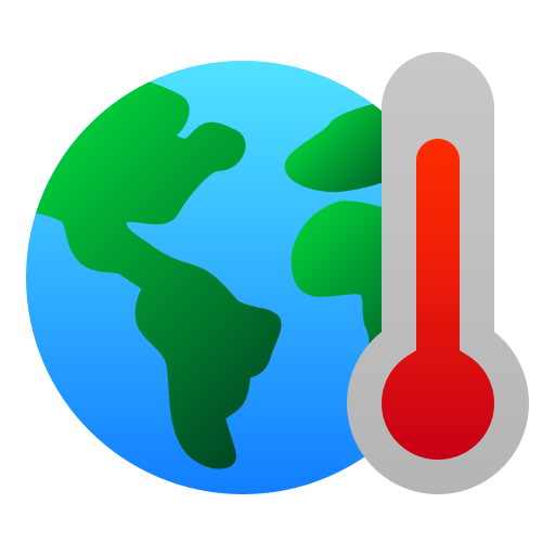 Global warming Andinur Flat Gradient icon