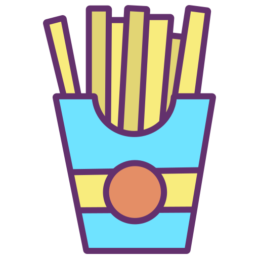 Francés fritas icono gratis