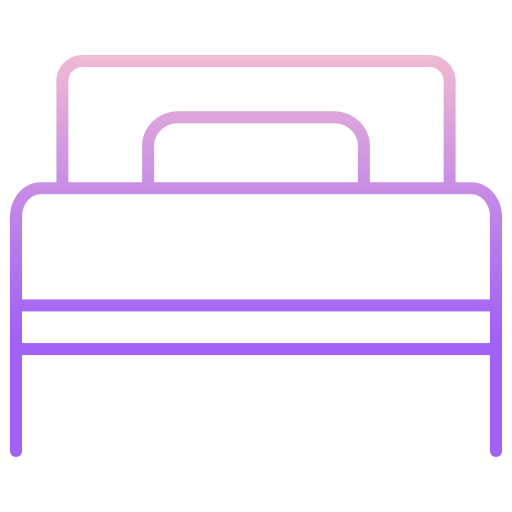 Cama individual icono gratis