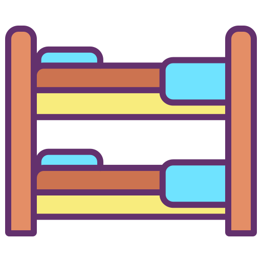 Bunk bed Icongeek26 Linear Colour icon