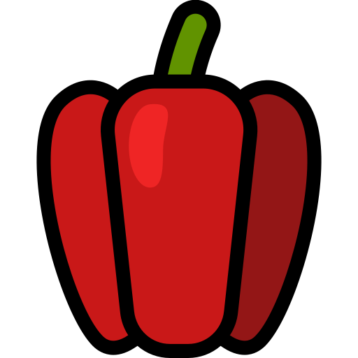 Pimiento rojo icono gratis