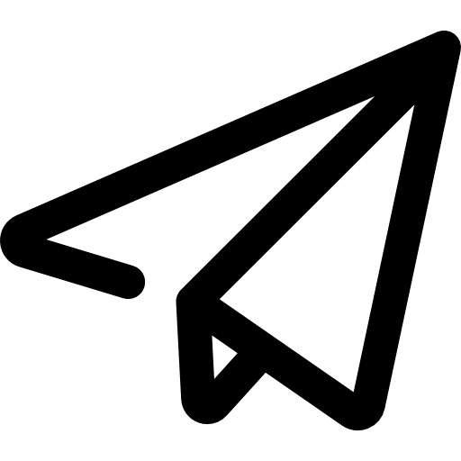 Paper plane free icon