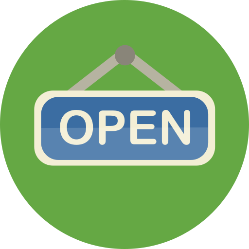open button icon