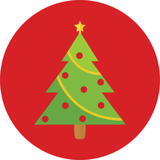 árbol de navidad icono gratis