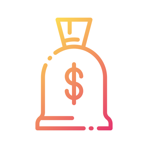 Bolsa de dinheiro grátis ícone