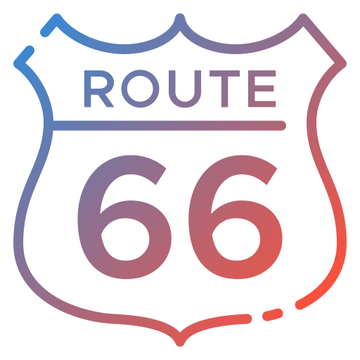 route 66 Icône gratuit route 66 Icône gratuit