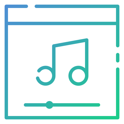 Reprodutor de música grátis ícone