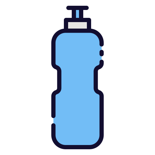 Water bottle Good Ware Lineal Color icon