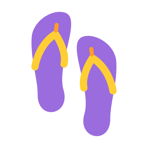 Flip flops - free icon