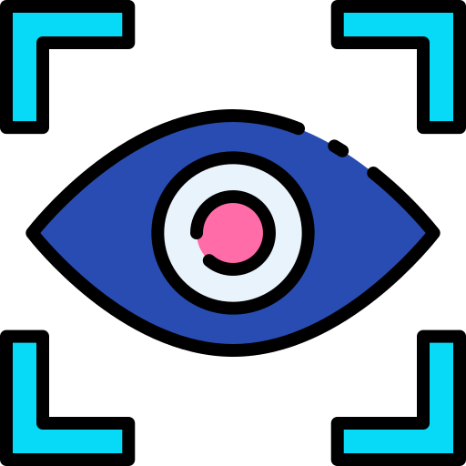 Escáner ocular icono gratis