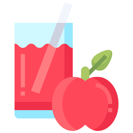 jugo de manzana icono gratis