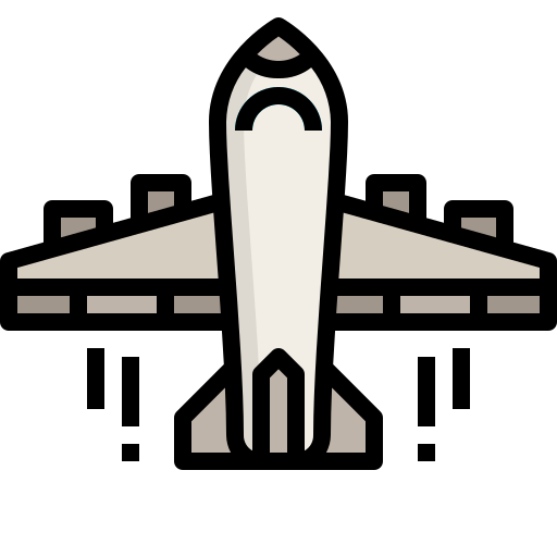 Airplane free icon