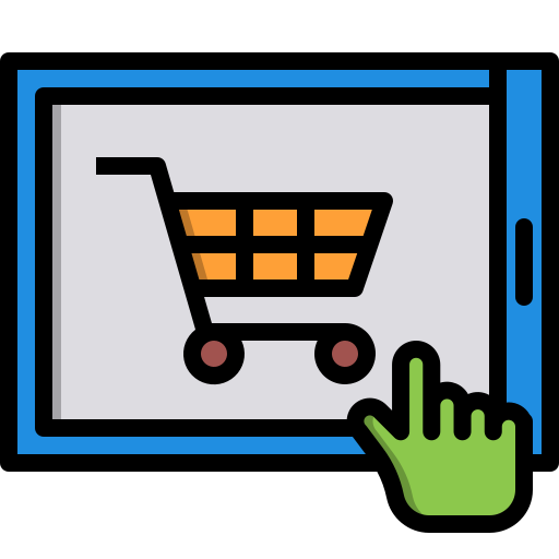 Online shop free icon