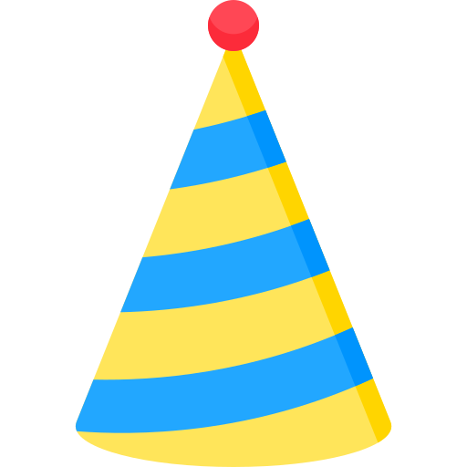 Chapeau de fête - Icônes anniversaire et fête gratuites