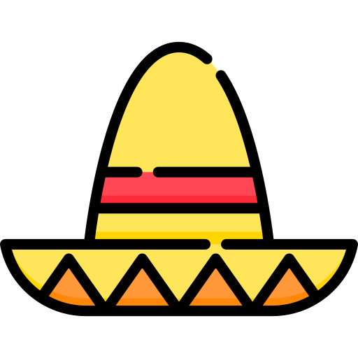 sombrero mexicano icono gratis