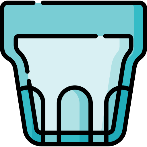 Glass Of Water Special Lineal Color Icon