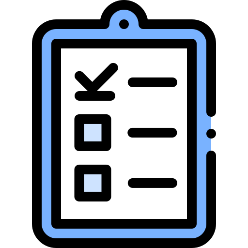 Checklist Detailed Rounded Lineal Color Icon 1565