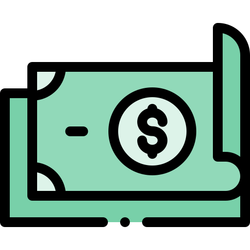 Money Detailed Rounded Lineal color icon