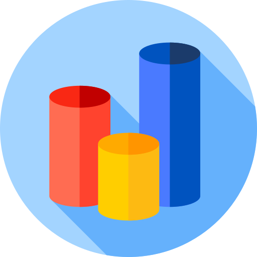 Bar chart free icon