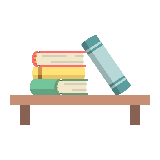 Bookshelf Generic Flat icon