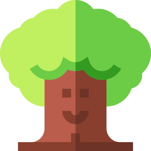 Tree Basic Straight Flat icon