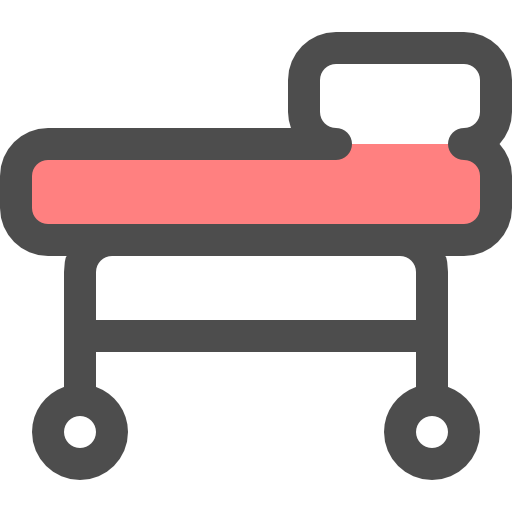 cama de hospital icono gratis