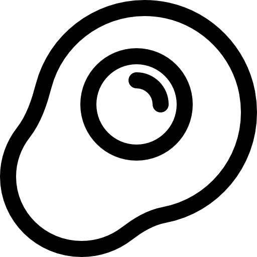 Жаренное яйцо бесплатно иконка Жаренное яйцо бесплатно иконка