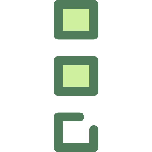 Menu Monochrome Green icon