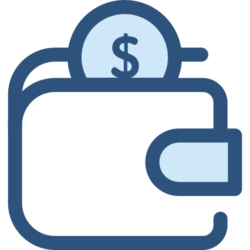 Wallet Generic Blue icon