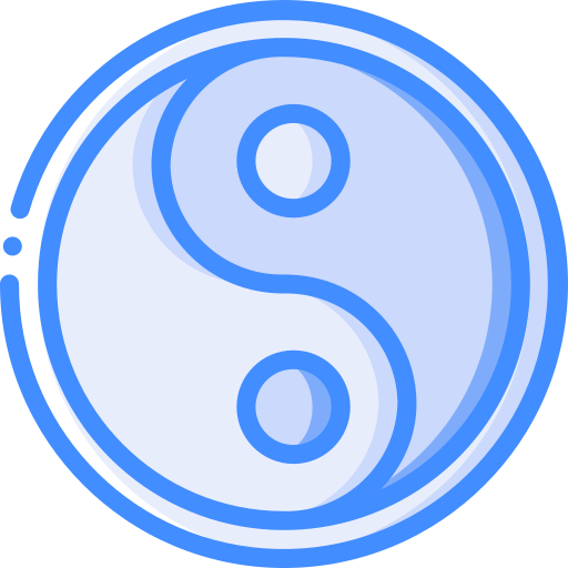 yin yang icono gratis