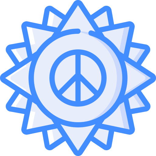 Peace Basic Miscellany Blue icon