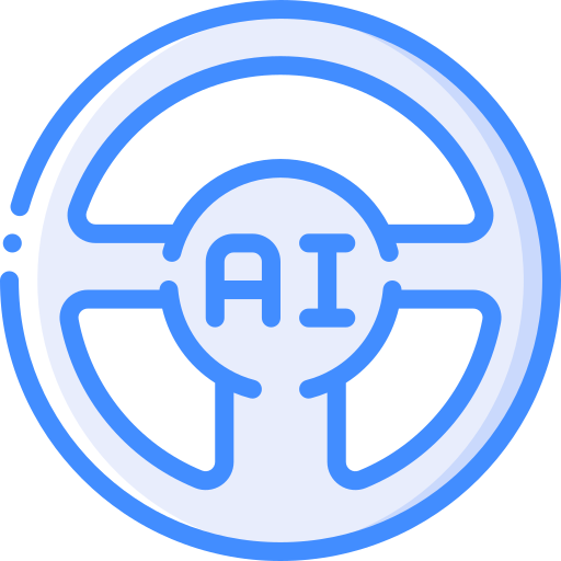 Steering wheel free icon