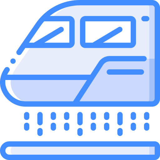 Train Basic Miscellany Blue icon