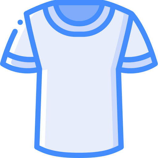 Shirt Basic Miscellany Blue icon