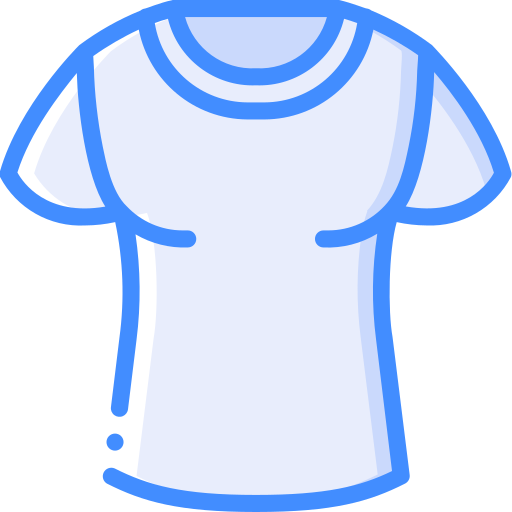 Shirt Basic Miscellany Blue icon