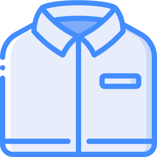 Shirt Basic Miscellany Blue icon