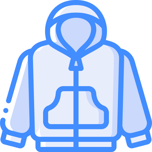 Hoodie Basic Miscellany Blue icon