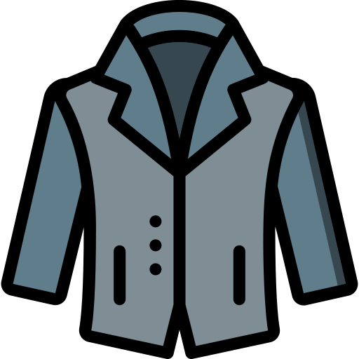 Jacket Basic Miscellany Lineal Color icon