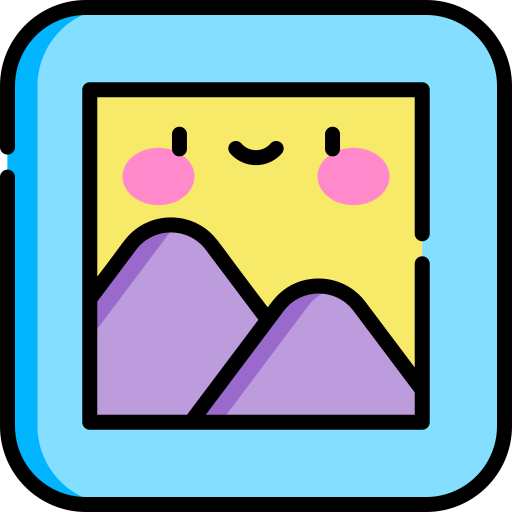 Photo Kawaii Lineal color icon