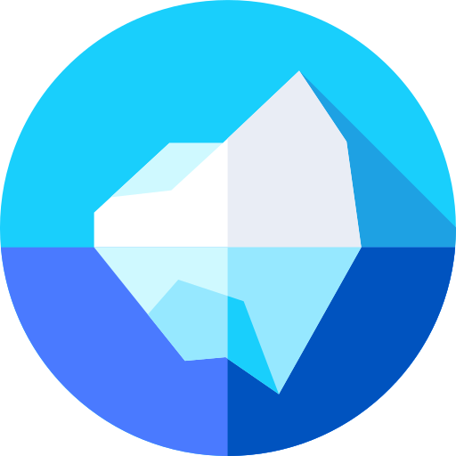 Iceberg Flat Circular Flat icon