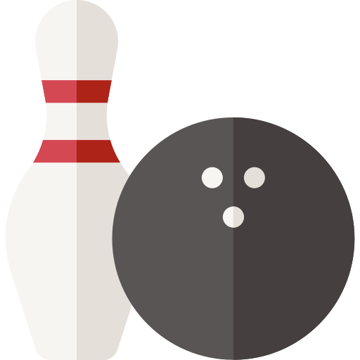 Bowling Basic Rounded Flat icon