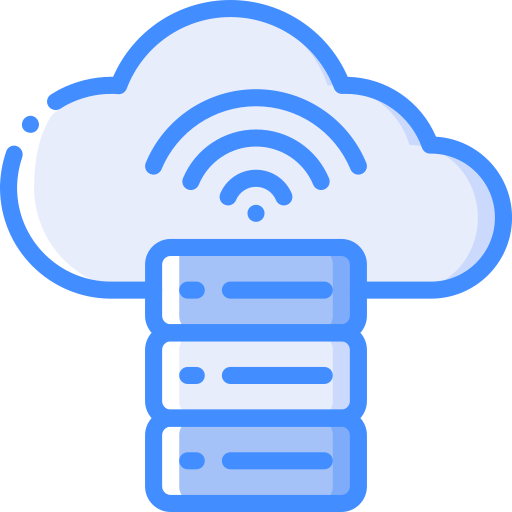 computación en la nube icono gratis