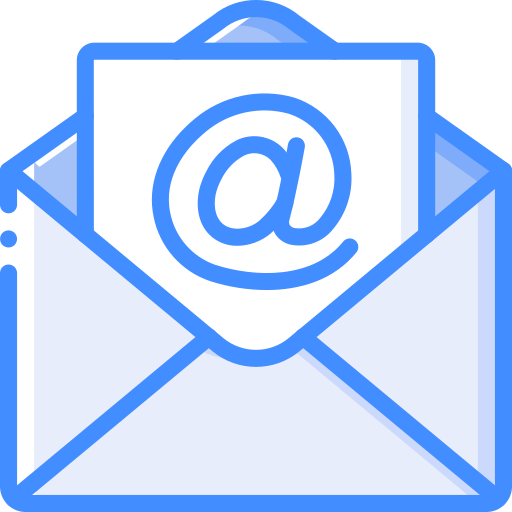 Email Basic Miscellany Blue icon