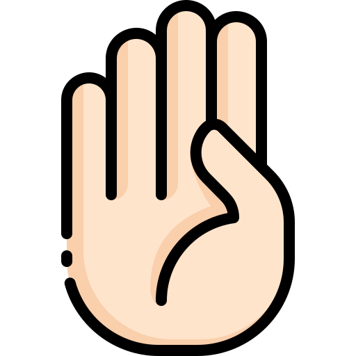 Letter B - Free Gestures Icons