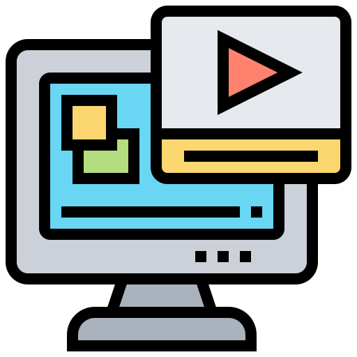 Online video free icon
