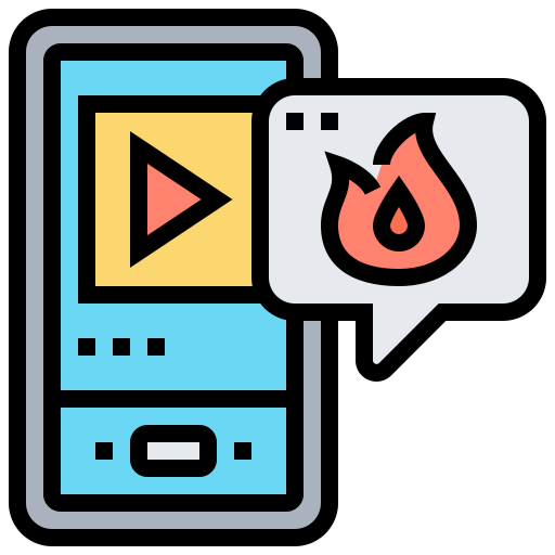 Trending free icon