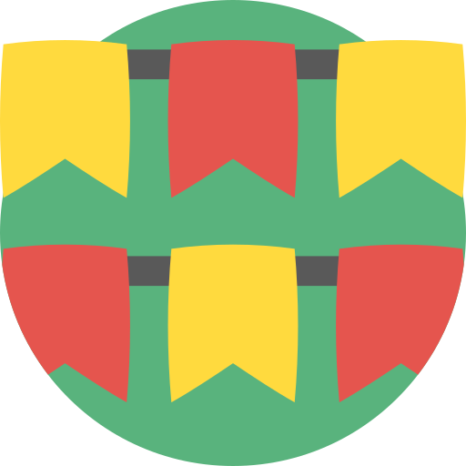 guirlandes Icône gratuit