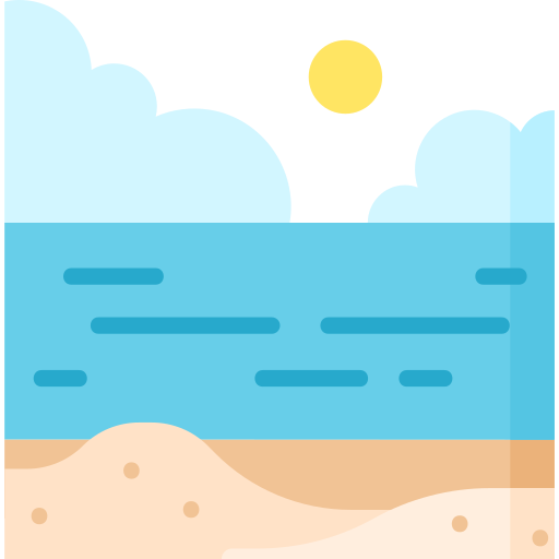 plage Icône gratuit